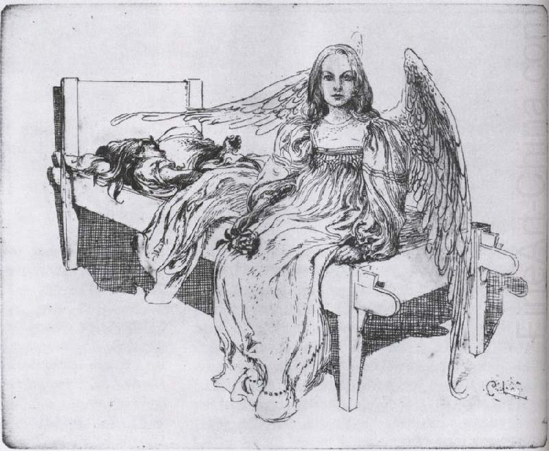 The Guardian Angel, Carl Larsson